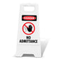 White A-Frame - Danger No Admittance