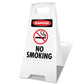 White A-Frame - Danger No Smoking