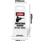 White A-Frame - Danger Shooting Range Do Not Cross