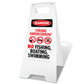 White A-Frame - Danger Strong Undercurrent No Fishing Boating Swimming