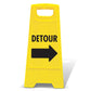Yellow A-Frame - Detour Right