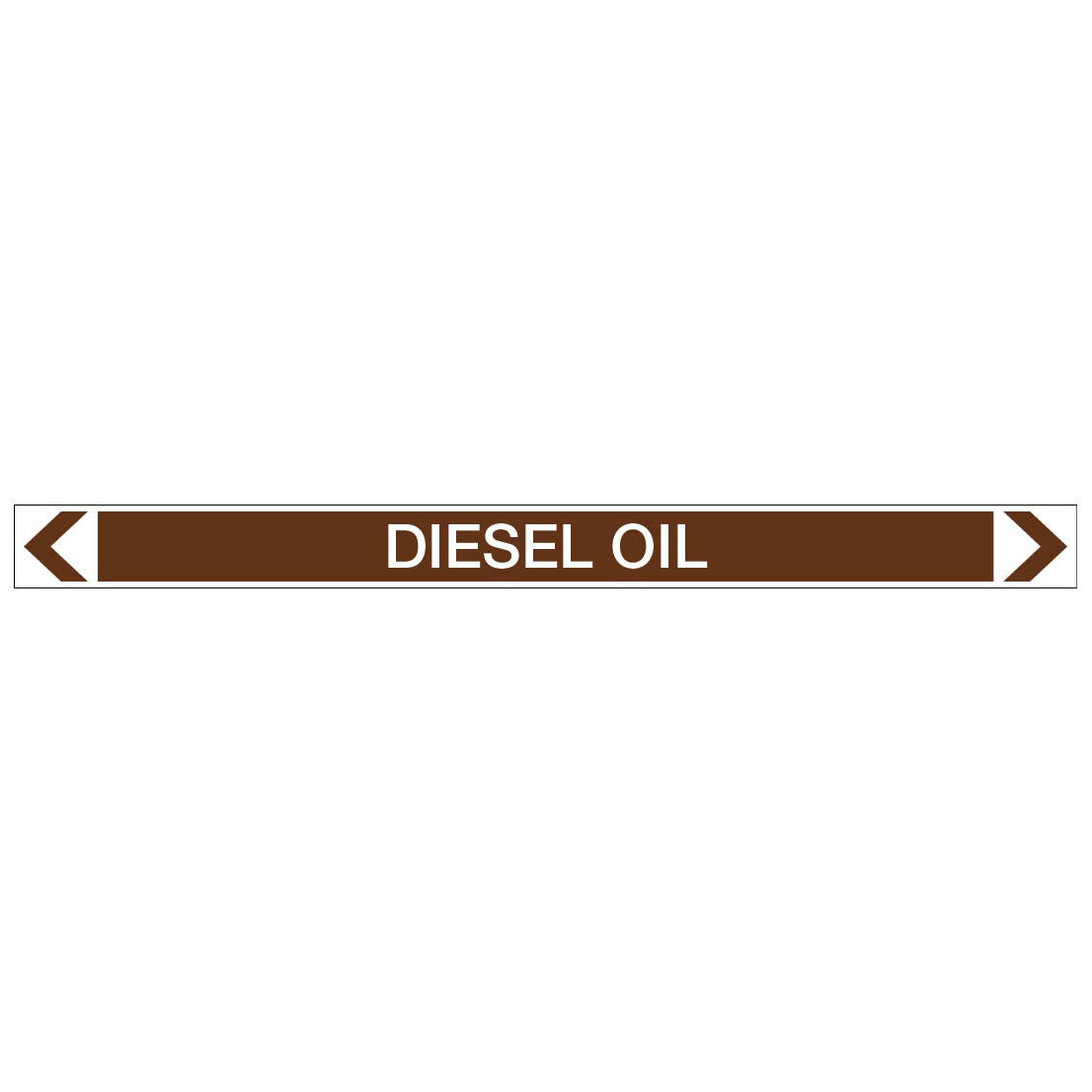 Oils - Diesel Oil - Pipe Marker Sticker