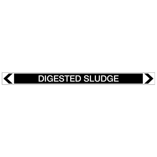 Miscellaneous - Digested Sludge - Pipe Marker Sticker