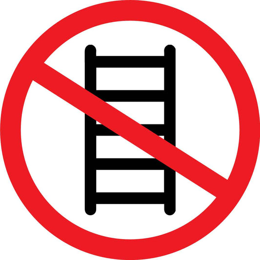Do Not Use Ladder Decal