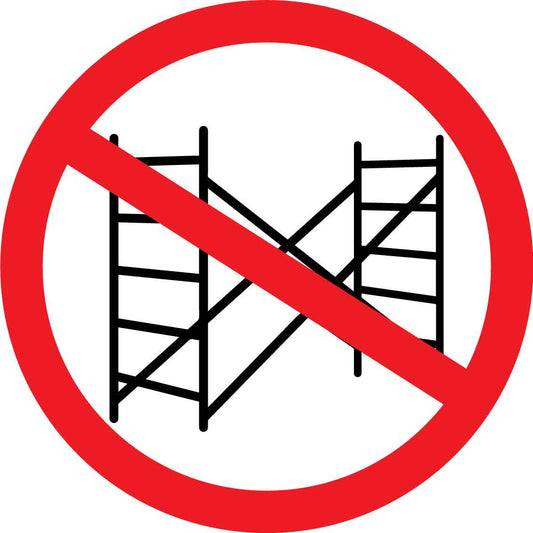 Do Not Use Scaffold Decal