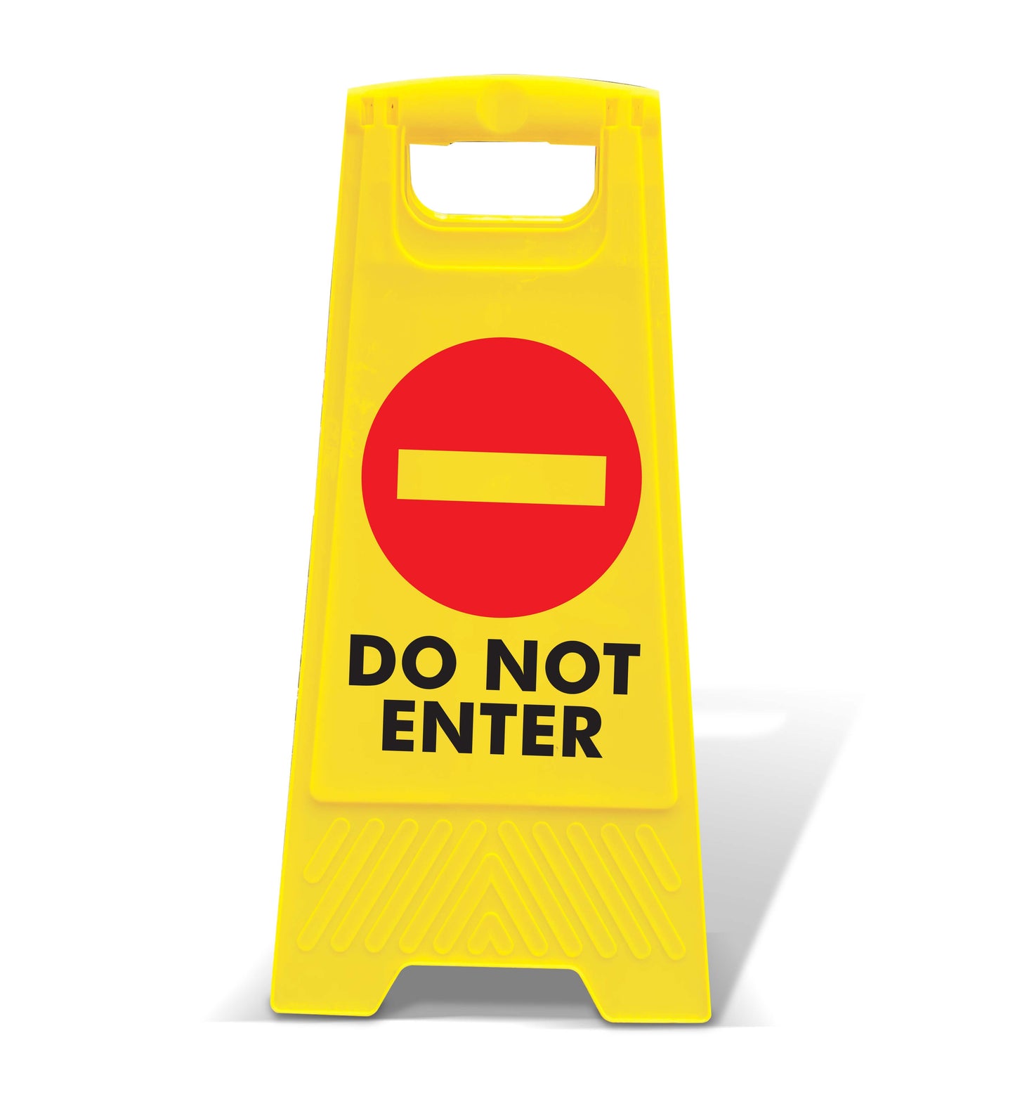 Yellow A-Frame - Do Not Enter
