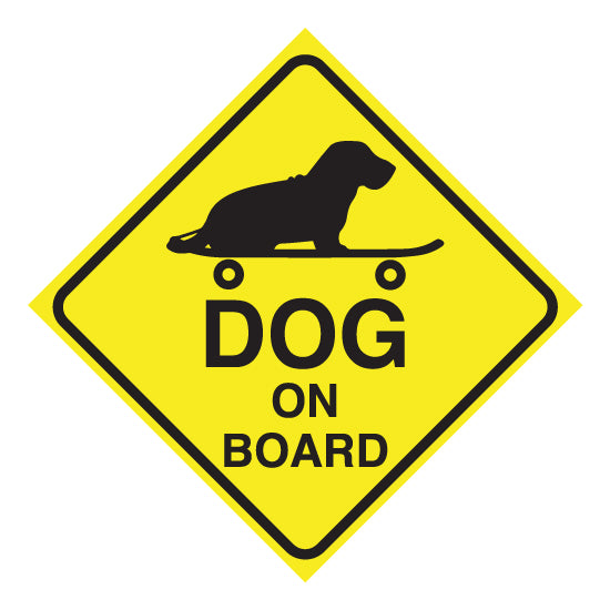 Dog On Board Vehicle Sticker