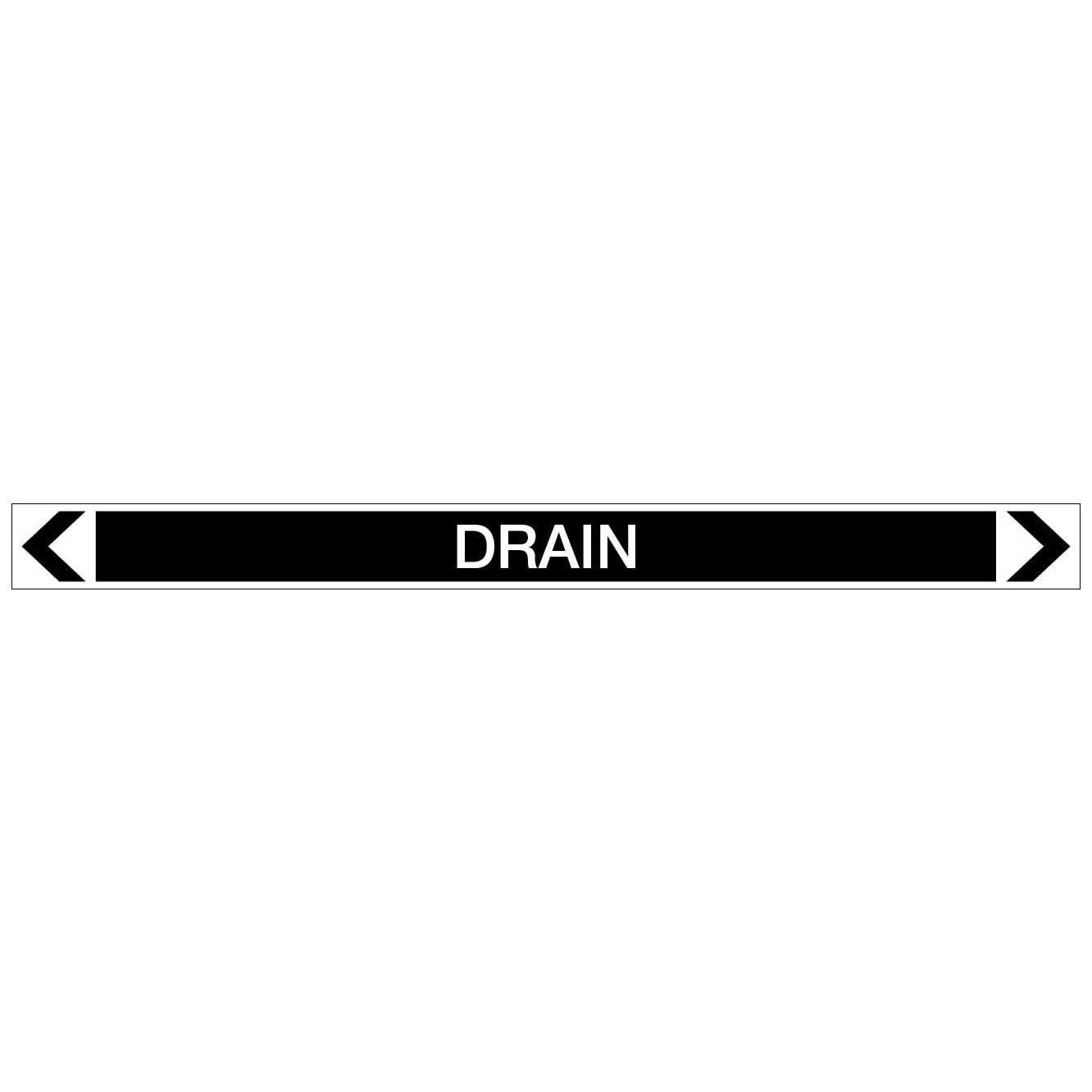 Miscellaneous - Drain - Pipe Marker Sticker