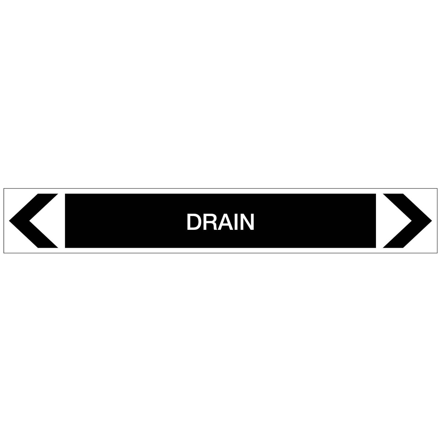 Miscellaneous - Drain - Pipe Marker Sticker