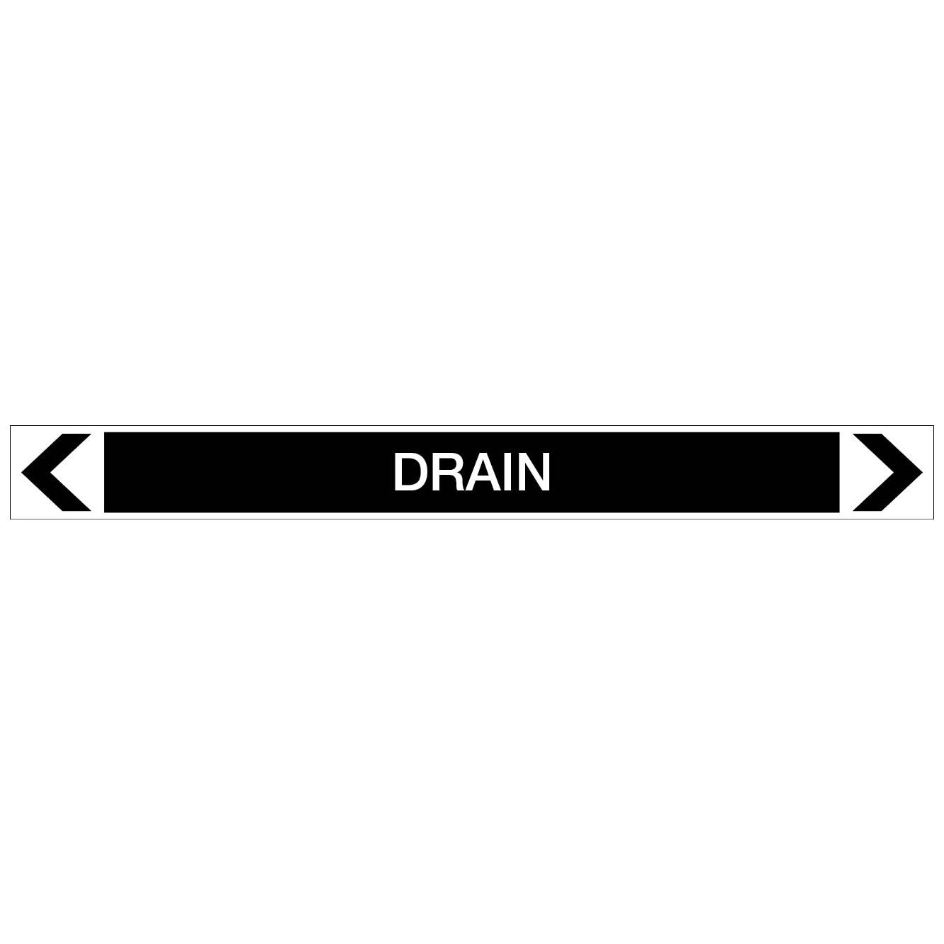 Miscellaneous - Drain - Pipe Marker Sticker