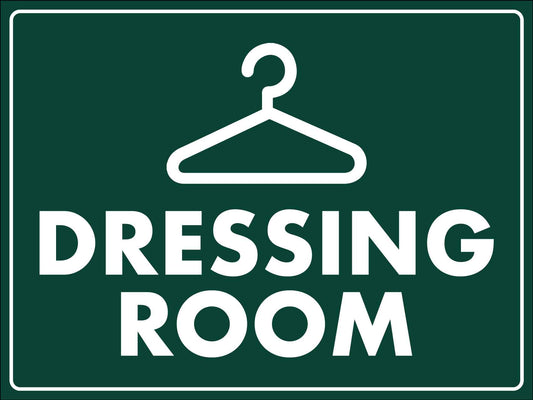 Dressing Room Sign