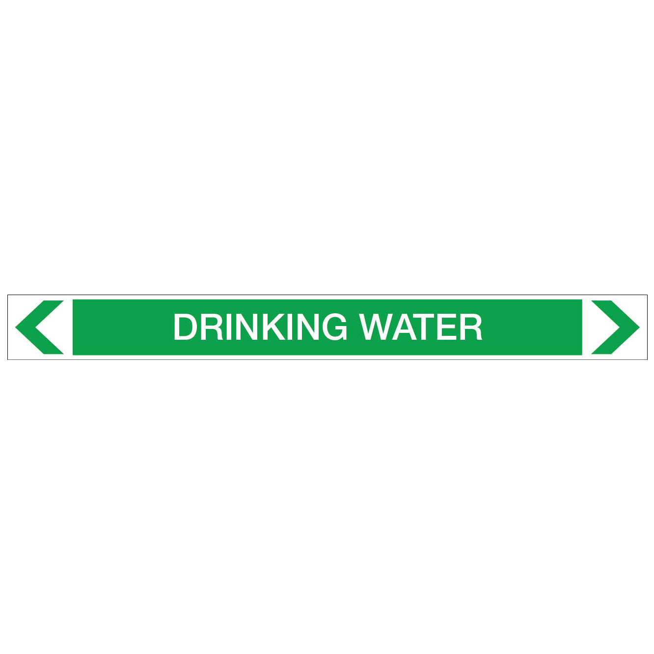 Water - Drinking Water - Pipe Marker Sticker