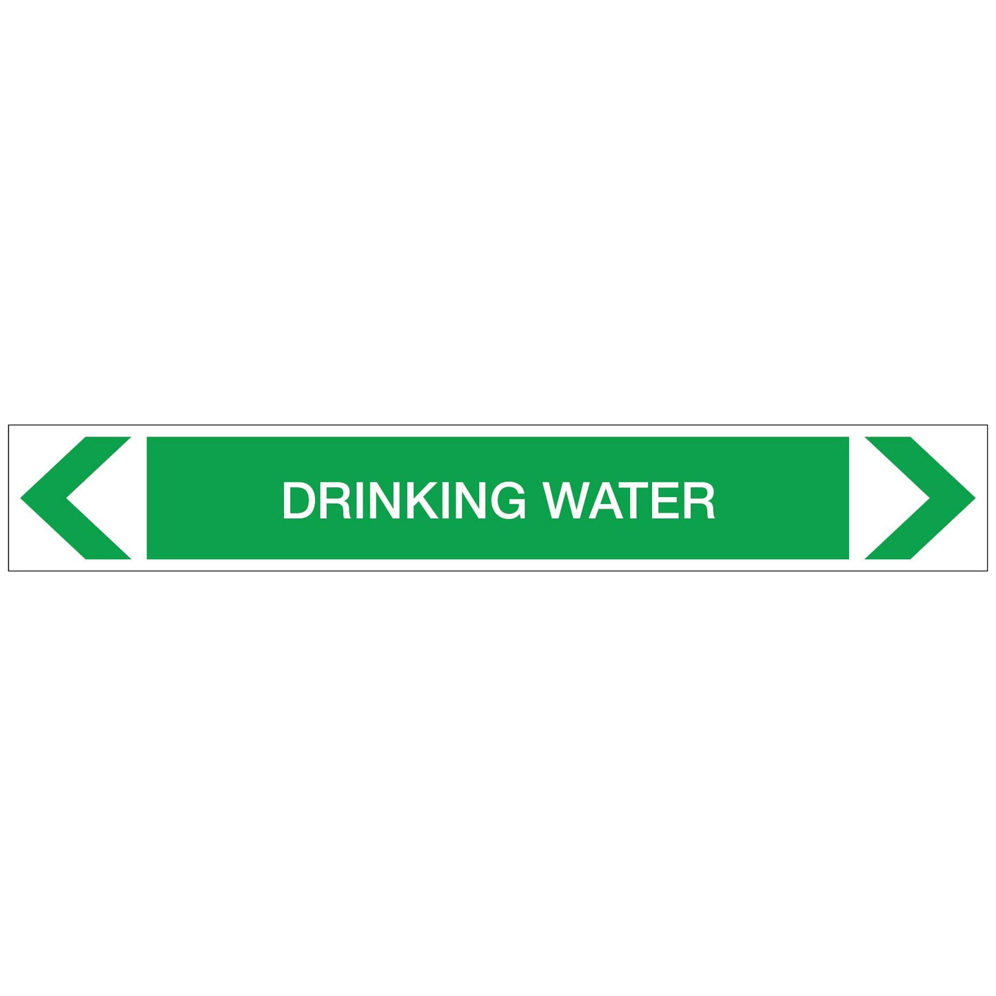 Water - Drinking Water - Pipe Marker Sticker