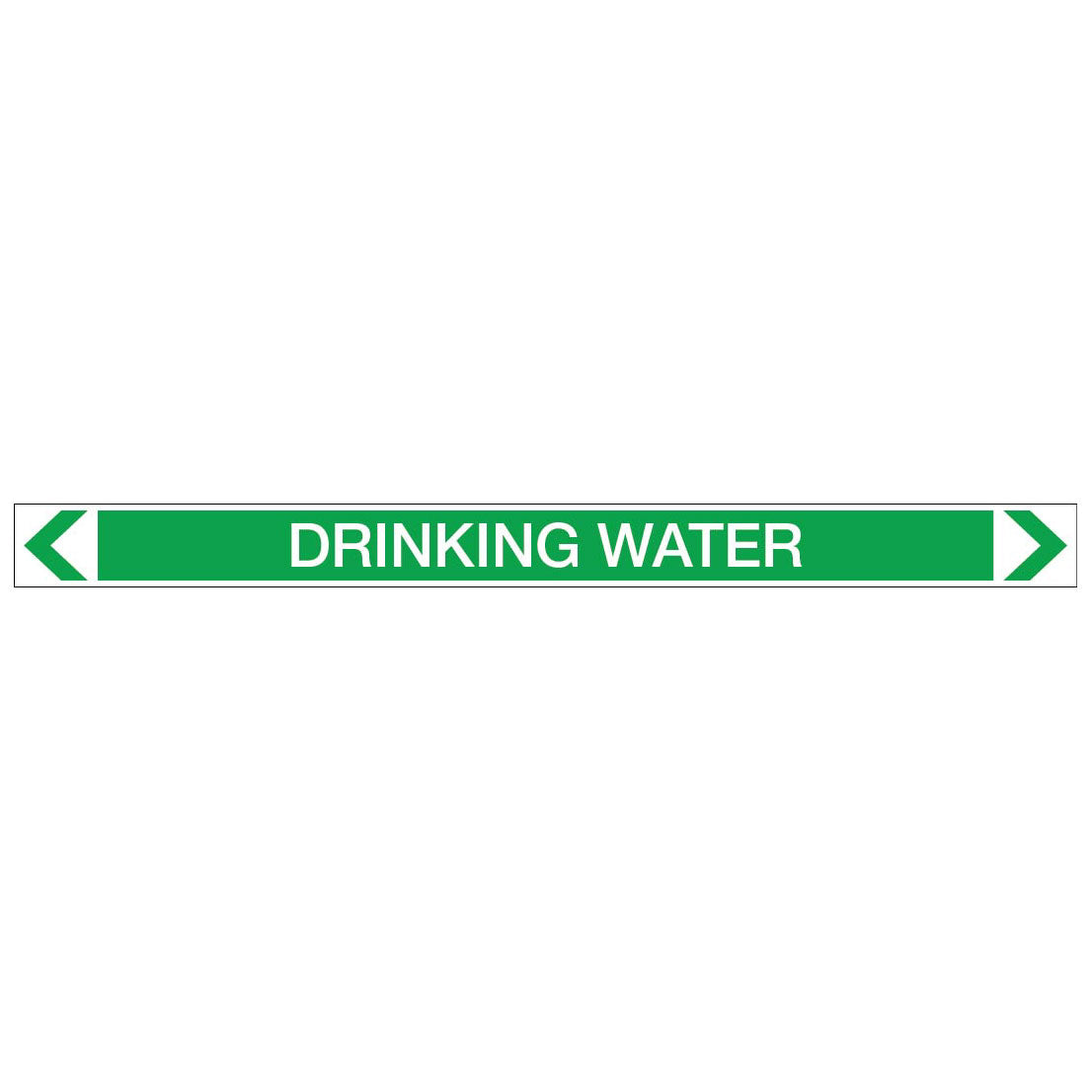 Water - Drinking Water - Pipe Marker Sticker