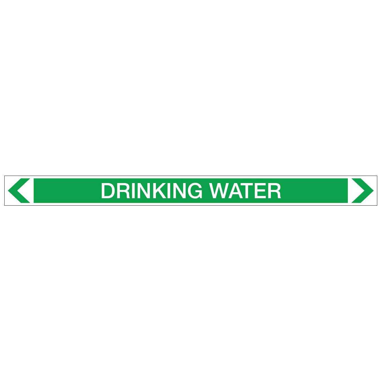 Water - Drinking Water - Pipe Marker Sticker