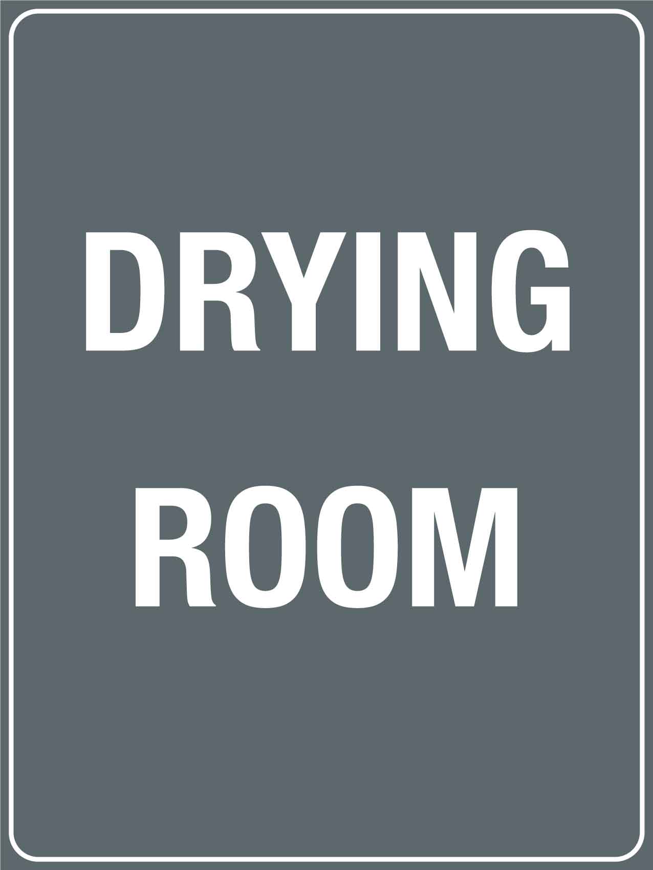 Drying Room Sign