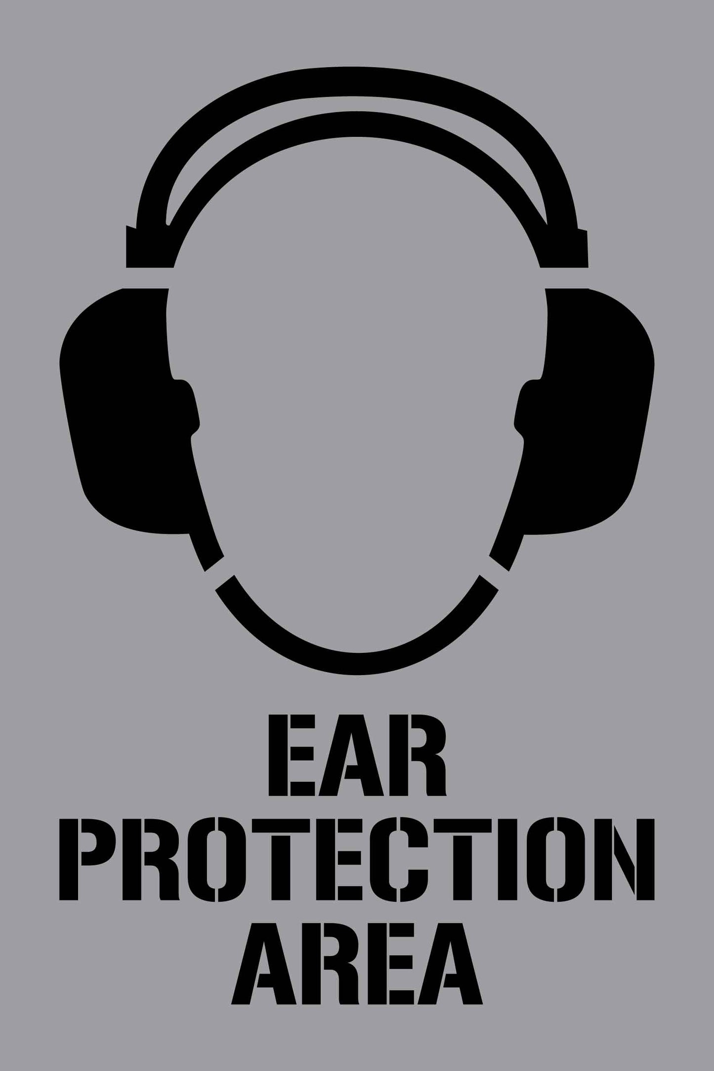 Ear Protection Area - Aluminium Composite Stencil