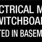 Electrical Main Switchboard Located In Basement 2 - Statutory Sign