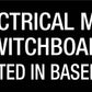 Electrical Main Switchboard Located In Basement - Statutory Sign