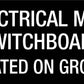 Electrical Main Switchboard Located On Ground - Statutory Sign