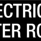 Electrical Meter Room - Statutory Sign