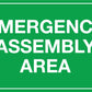 MB Emergency Assembly Area Sign