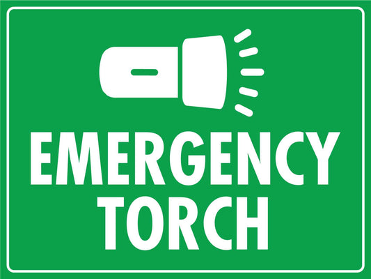 Emergency Torch Sign