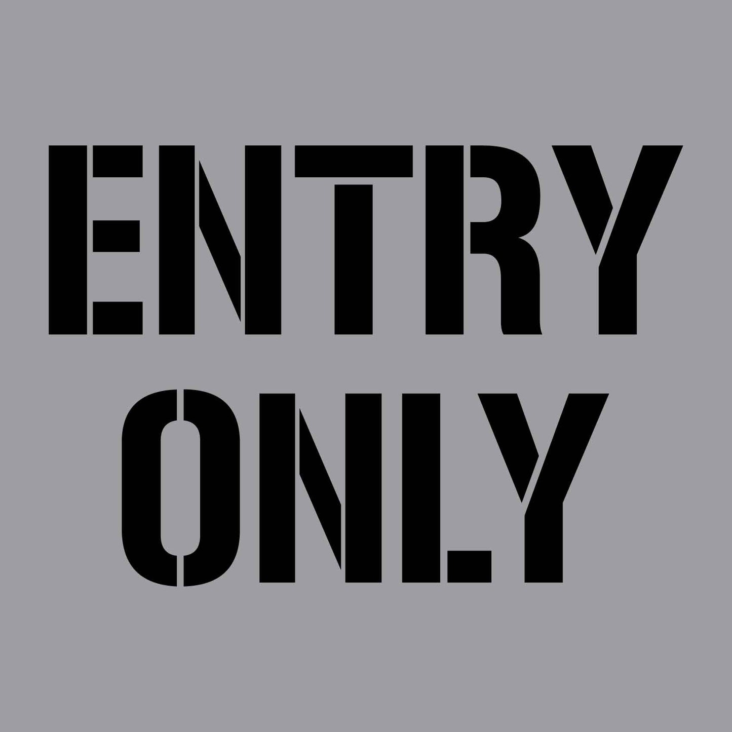 Entry Only - Aluminium Composite Stencil