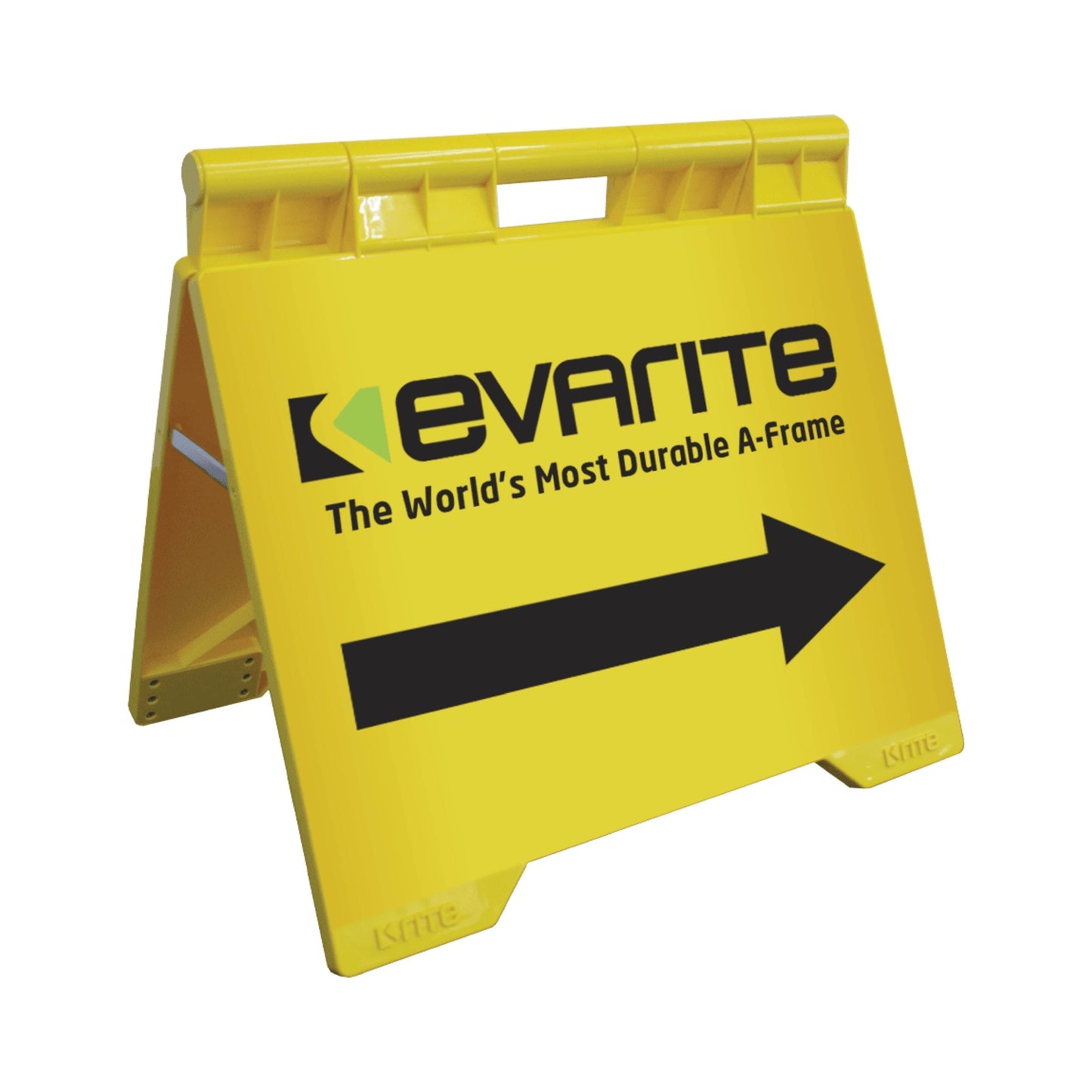 Restricted Area Aisle Temporary Closed - Evarite A-Frame Sign