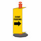 Event Parking Right Arrow - Corflute Bollard Traffic Signs