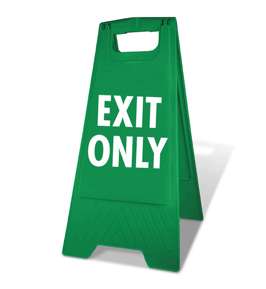 Green A-Frame - Exit Only