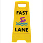 Yellow A-Frame - Fast Lane
