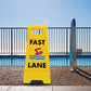 Yellow A-Frame - Fast Lane