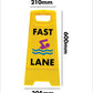 Yellow A-Frame - Fast Lane