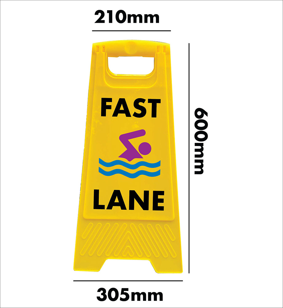 Yellow A-Frame - Fast Lane