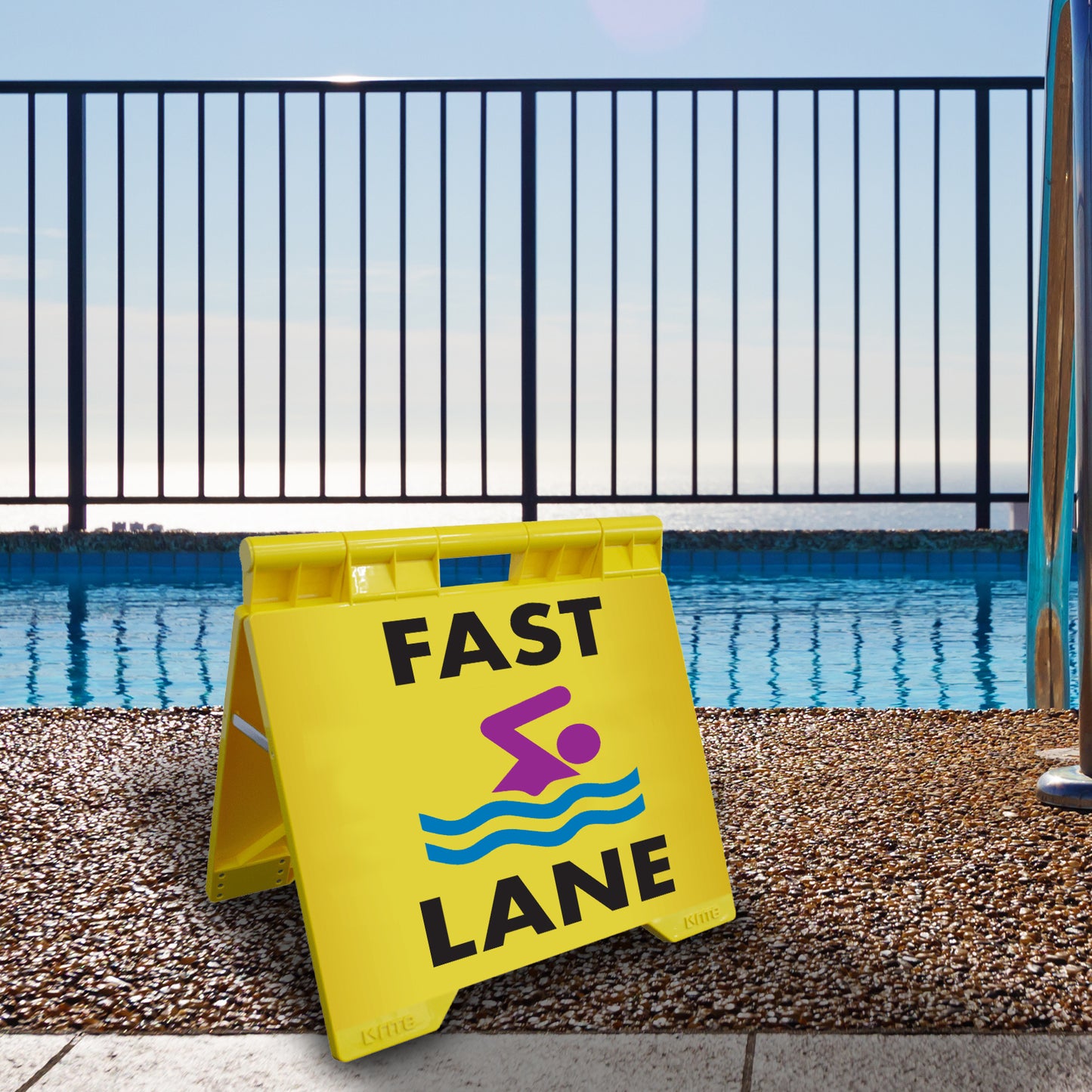 Fast Lane - Evarite A-Frame Sign