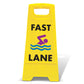 Yellow A-Frame - Fast Lane