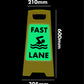 Glow In The Dark - Yellow A-Frame - Fast Lane
