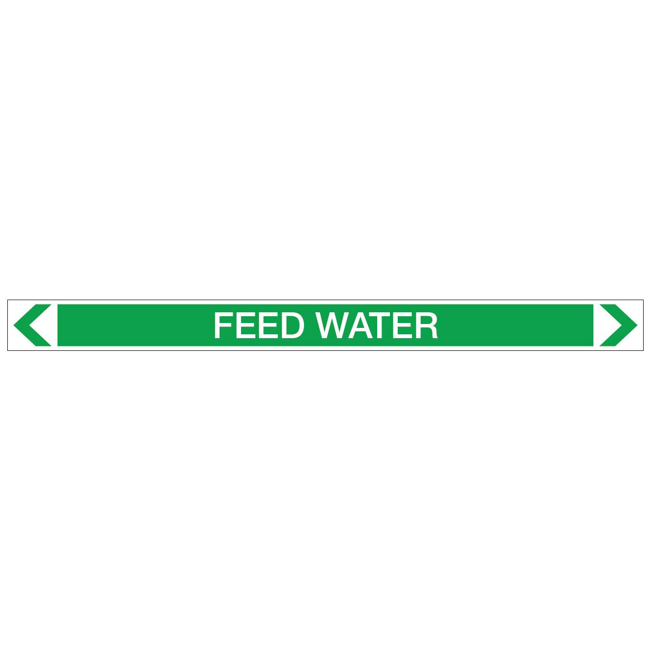 Water - Feed Water - Pipe Marker Sticker