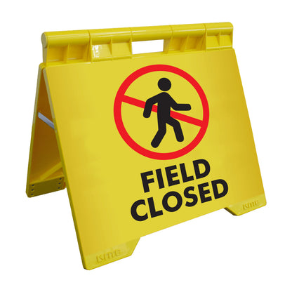 Field Closed - Evarite A-Frame Sign