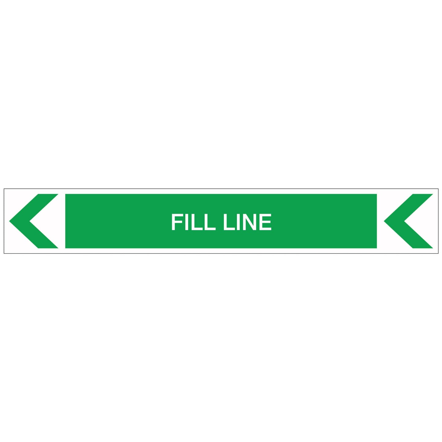 Pool/Spa - Fill Line (Left) - Pipe Marker Sticker