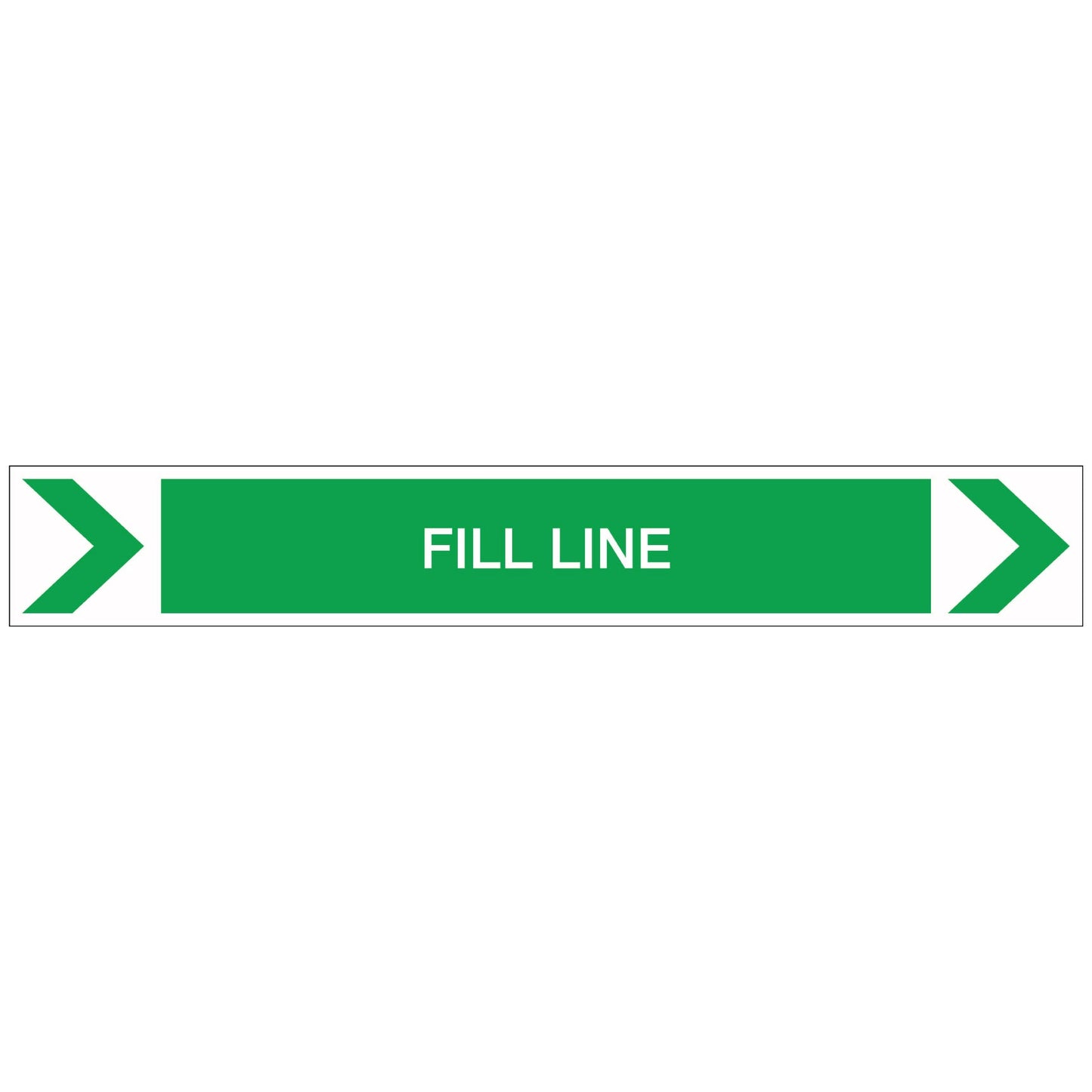 Pool/Spa - Fill Line (Right) - Pipe Marker Sticker