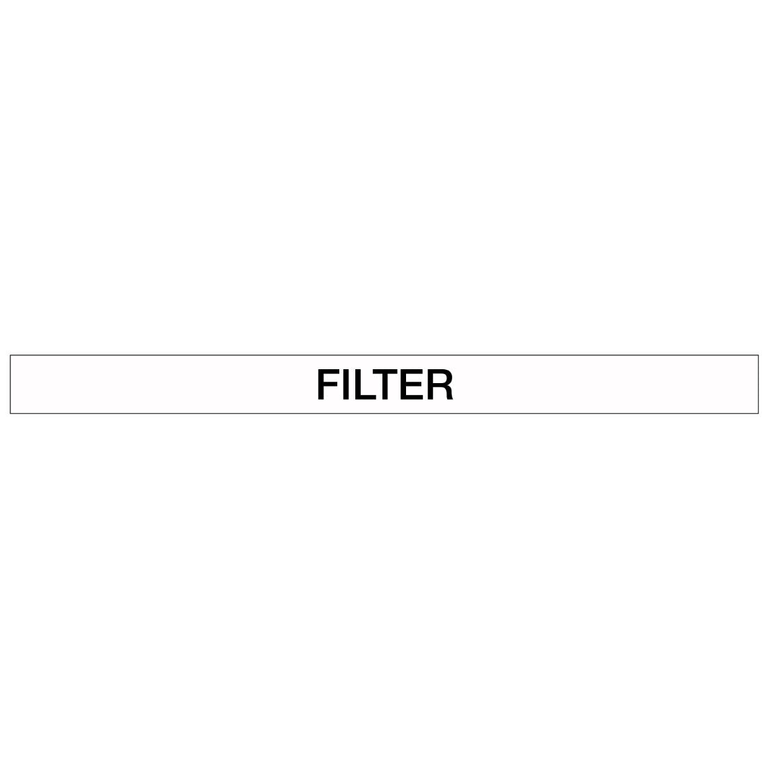 Filter Sign Sticker Pool/Spa - Filter - Pipe Marker Sticker – New Signs