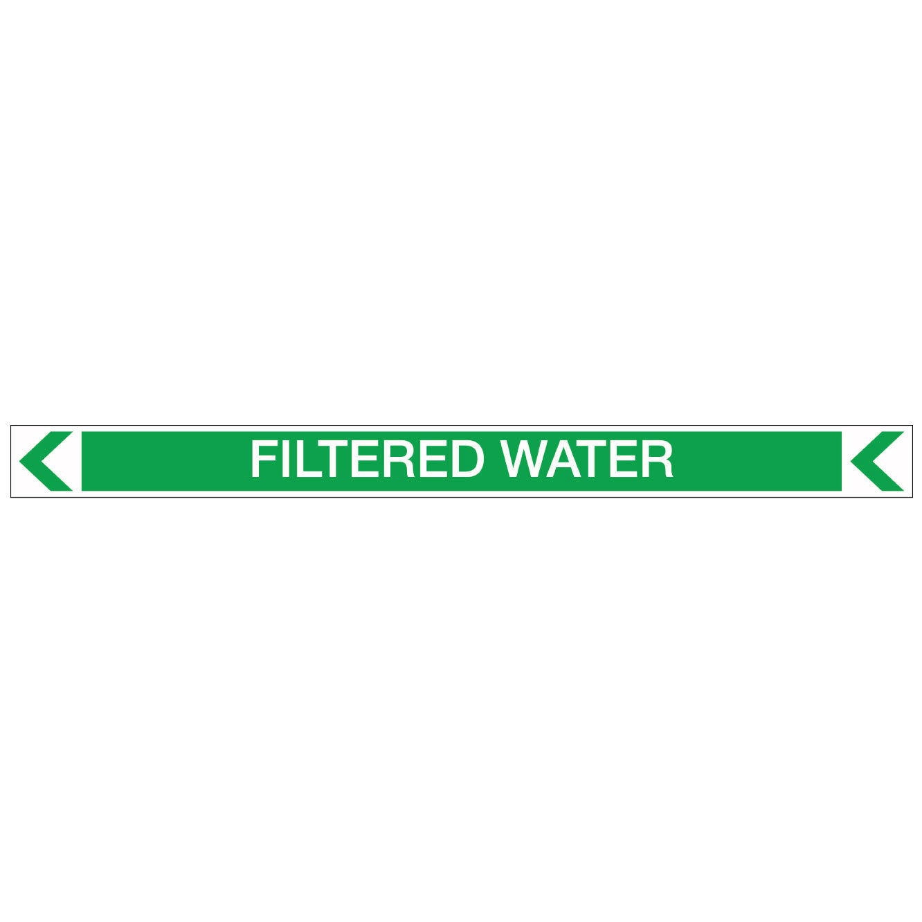 Pool/Spa - Filtered Water (Left) - Pipe Marker Sticker – New Signs