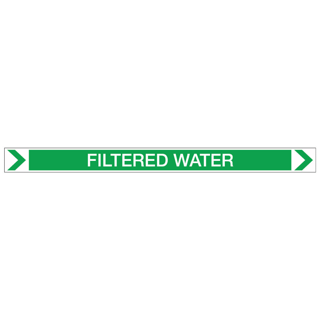 Pool/Spa - Filtered Water (Right) - Pipe Marker Sticker