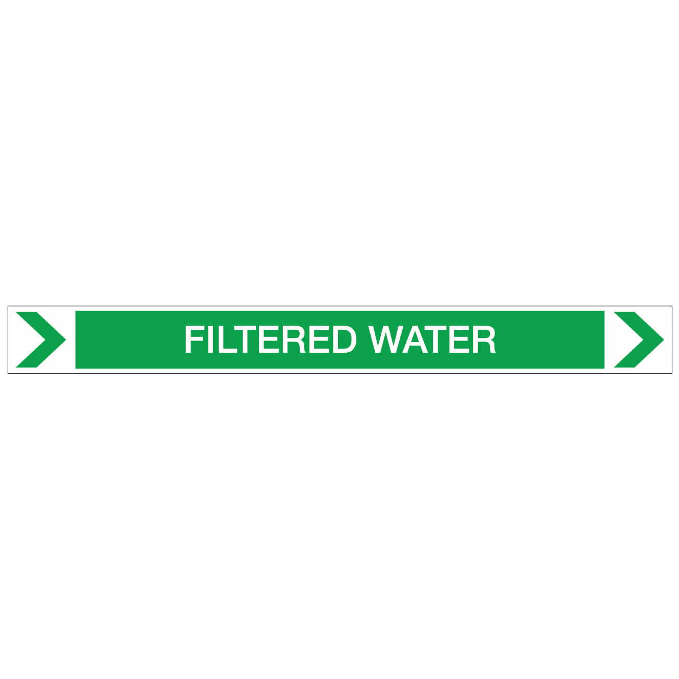 Pool/Spa - Filtered Water (Right) - Pipe Marker Sticker