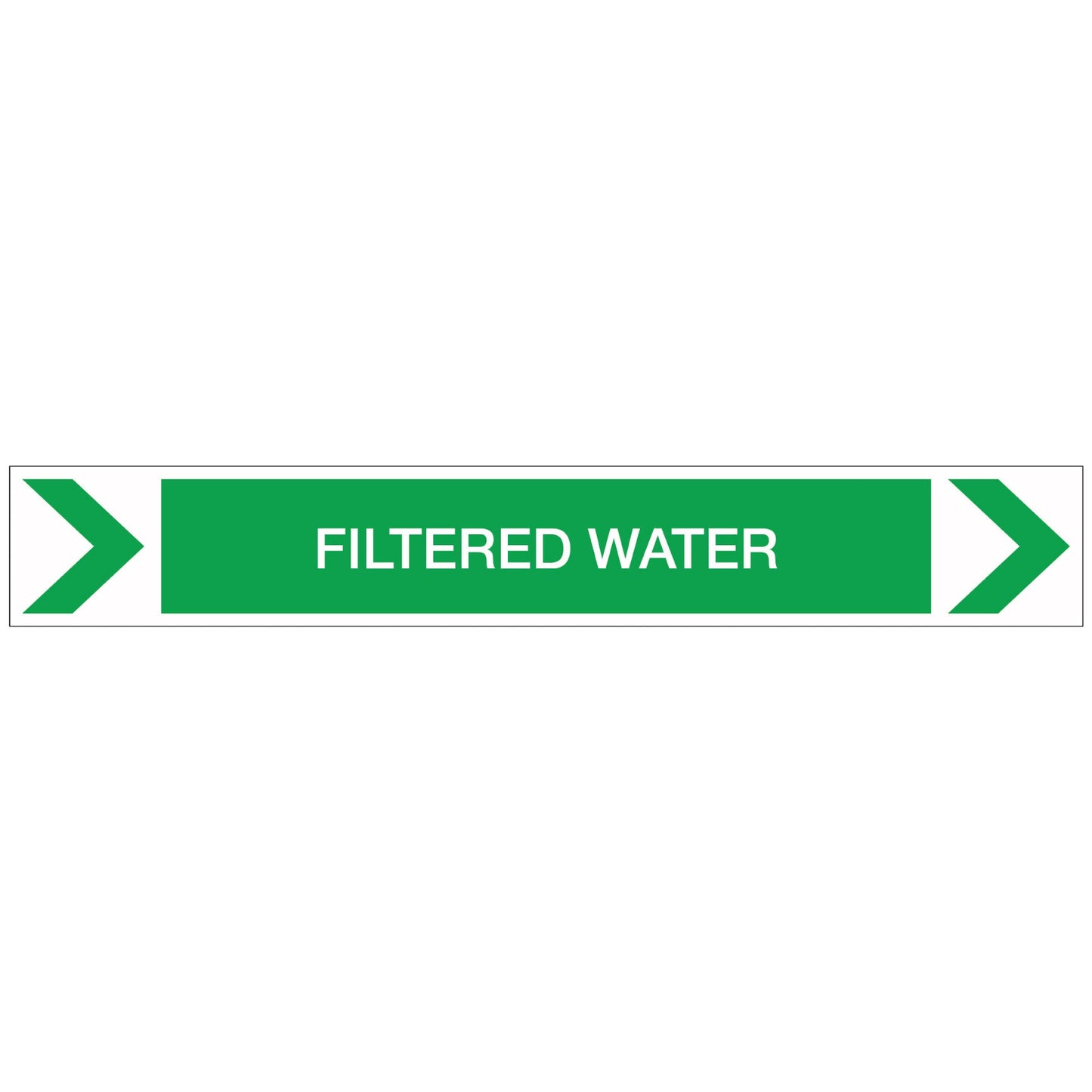 Pool/Spa - Filtered Water (Right) - Pipe Marker Sticker