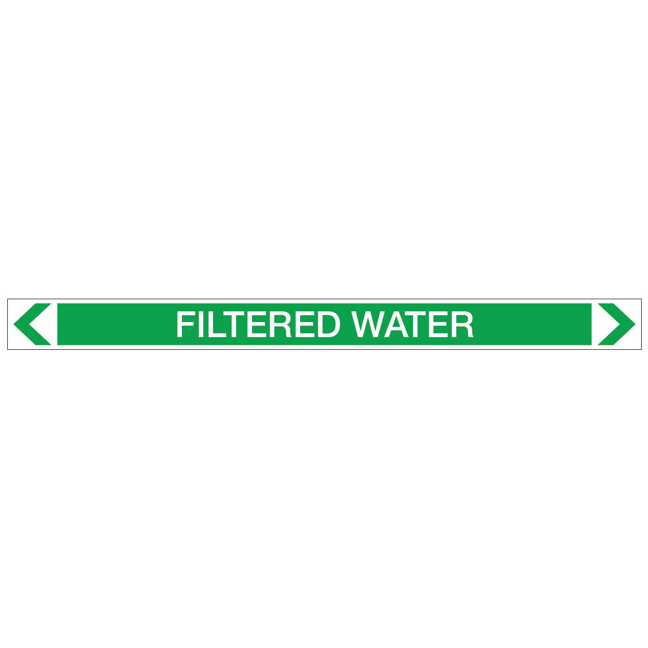 Water - Filtered Water - Pipe Marker Sticker – New Signs
