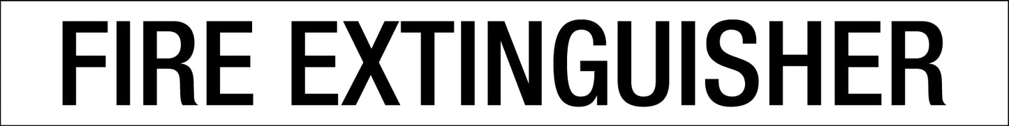 Fire Extinguisher - Statutory Sign