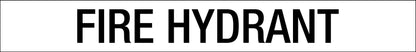 Fire Hydrant - Statutory Sign